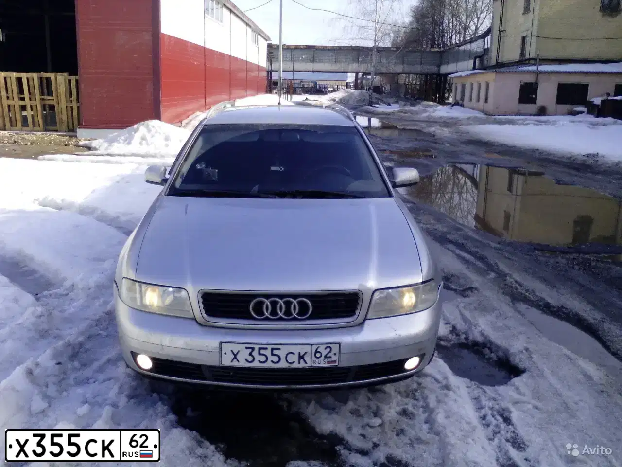 Фото автомобиля AUDI A4, 1999 — госномер О236КТ31. Цвет: Серебристый