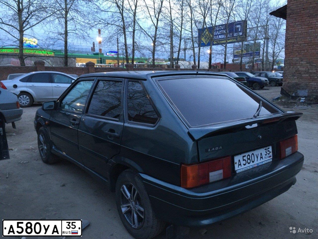 Фото автомобиля LADA 2114 SAMARA, 2009 — госномер Е293СК35. Цвет: СЕРО-СИНЕ ЗЕЛЕНЫЙ