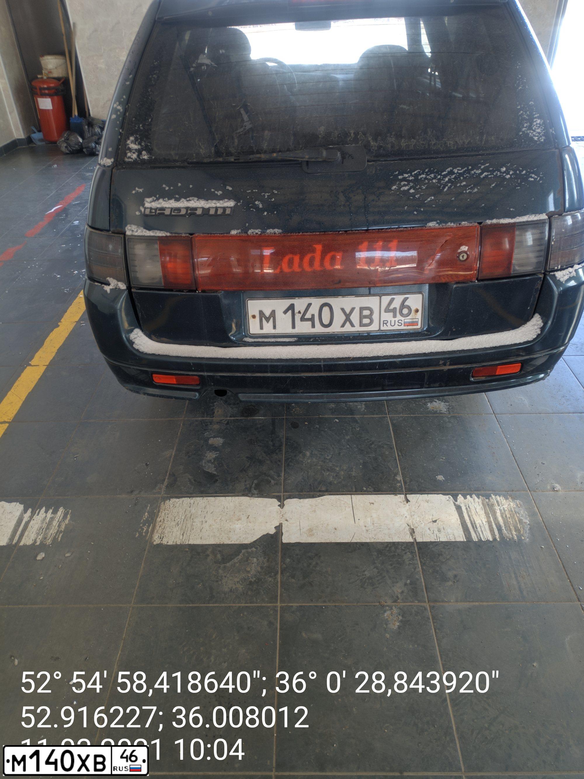 Фото автомобиля LADA 2111, 2007 — госномер М140ХВ46. Цвет: ТЕМНО-ЗЕЛЕНЫЙ