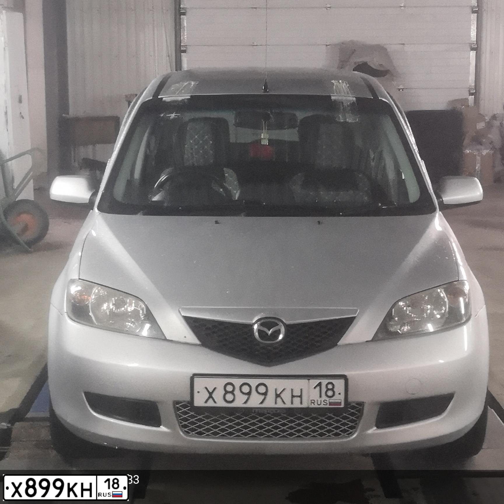 Фото автомобиля MAZDA DEMIO, 2004 — госномер А433РХ155