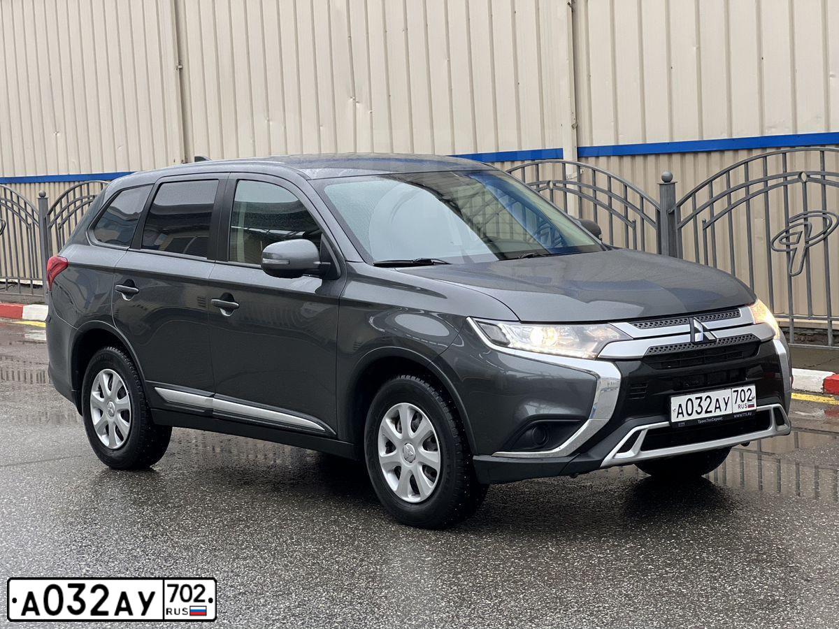 Фото автомобиля MITSUBISHI OUTLANDER, 2019 — госномер М461НК716. Цвет: Серый