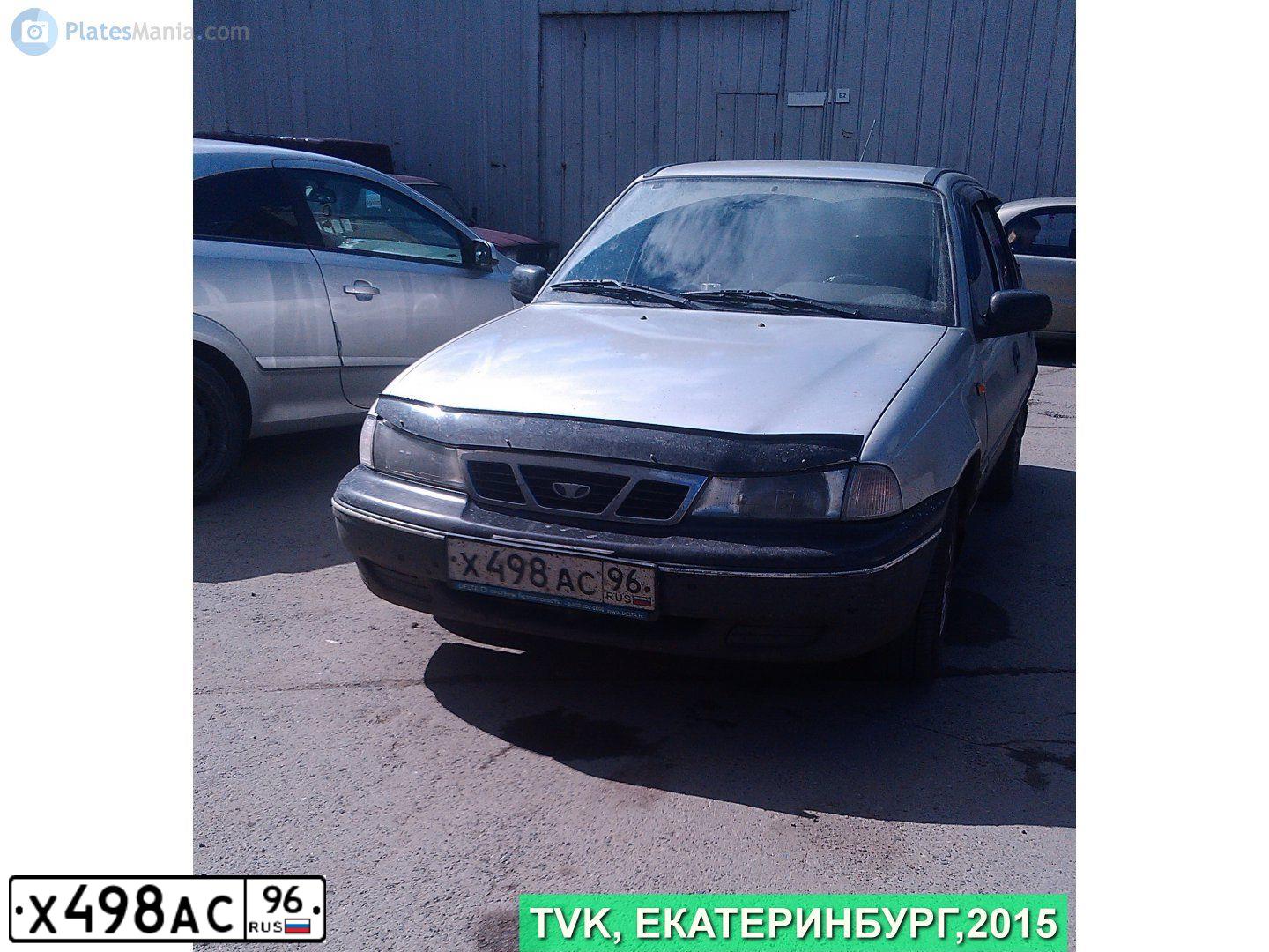 Фото автомобиля DAEWOO NEXIA, 2007 — госномер М576МК196. Цвет: СВЕТЛО-СЕРЫЙ