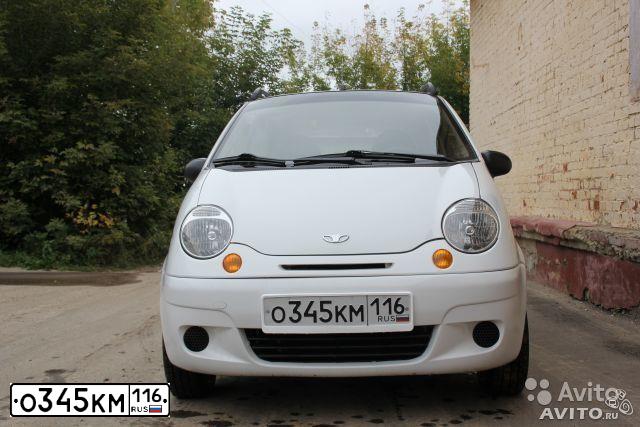 Фото автомобиля DAEWOO MATIZ, 2011 — госномер Н484ЕХ761. Цвет: БЕЛЫЙ