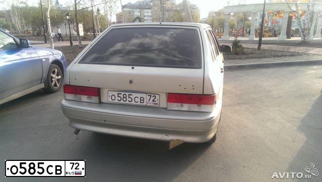 Фото автомобиля LADA 2114 SAMARA, 2005 — госномер О585СВ72. Цвет: СЕРЕБРИСТО-БЕЖЕВЫЙ