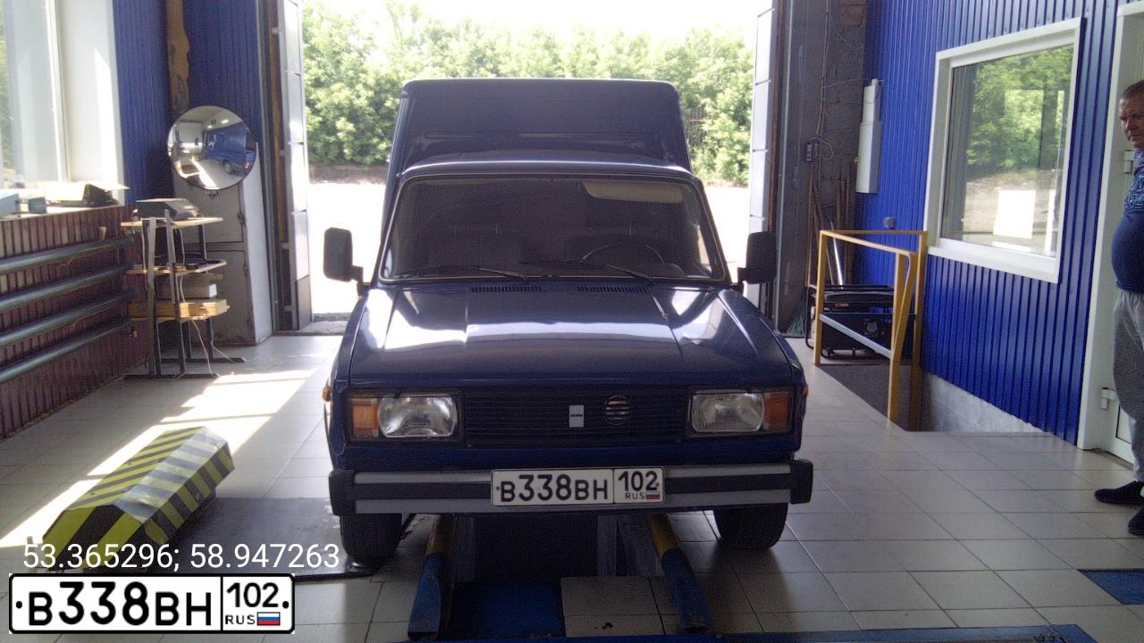 Фото автомобиля ИЖ27175-037, 2008 — госномер В338ВН102. Цвет: СИНИЙ
