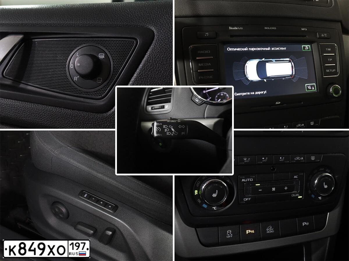 Фото автомобиля SKODA YETI, 2012 — госномер К855МТ136. Цвет: Серый