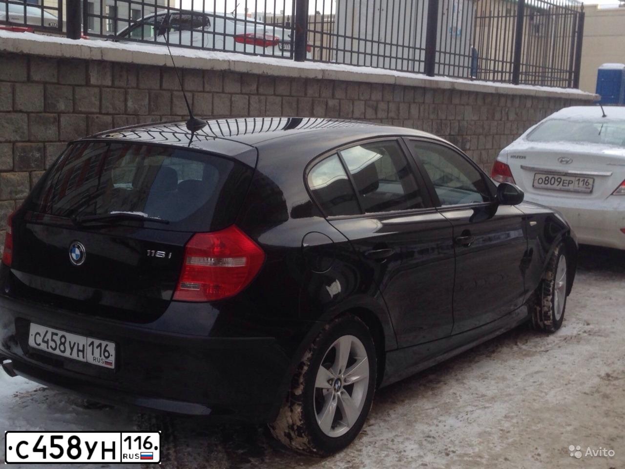 Фото автомобиля BMW SERIE 1, 2009 — госномер В765МА702. Цвет: ЧЕРНЫЙ
