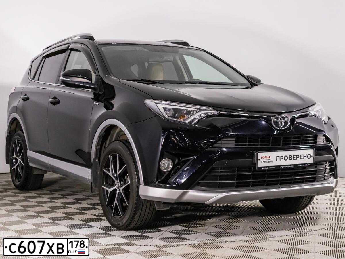 Фото автомобиля TOYOTA RAV4, 2016 — госномер С607ХВ178. Цвет: ЧЕРНЫЙ МЕТАЛЛИК