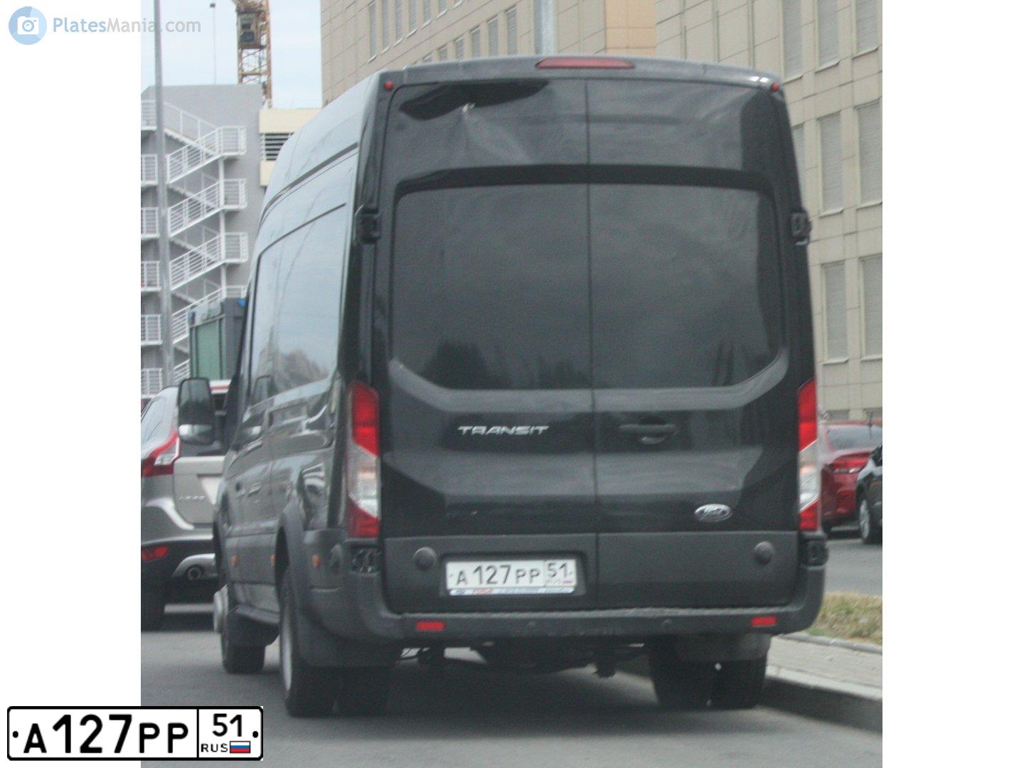 Фото автомобиля FORD TRANSIT, 2020 — госномер Н612АС76. Цвет: ЧЕРНЫЙ
