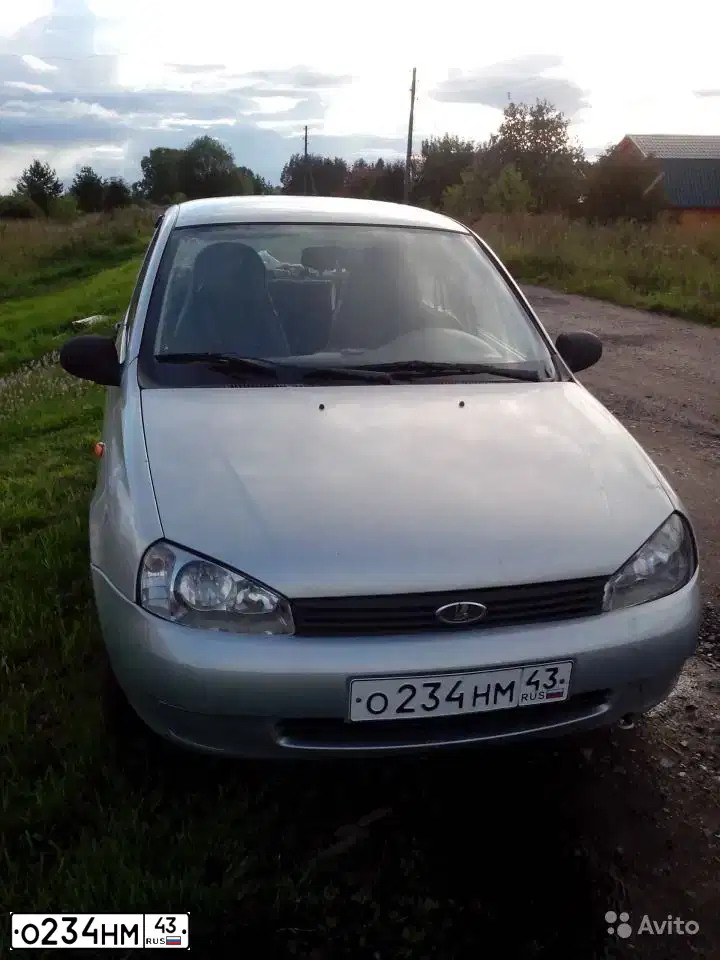 Фото автомобиля LADA 1118 KALINA, 2008 — госномер О234НМ43. Цвет: Серебристый