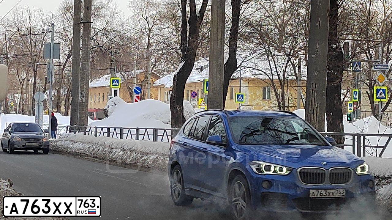 Фото автомобиля LADA 1117 KALINA, 2012 — госномер А763ХХ763. Цвет: ТЕМНО-ВИШНЕВЫЙ