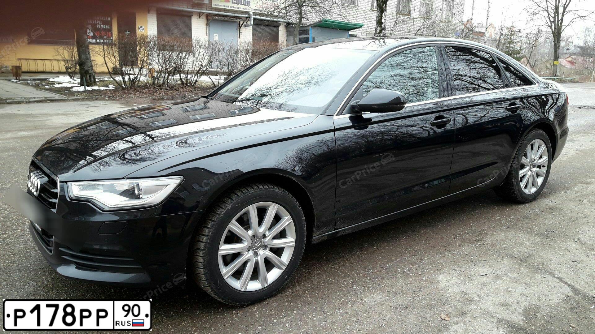 Фото автомобиля AUDI A6, 2011 — госномер А013АУ67. Цвет: ЧЕРНЫЙ