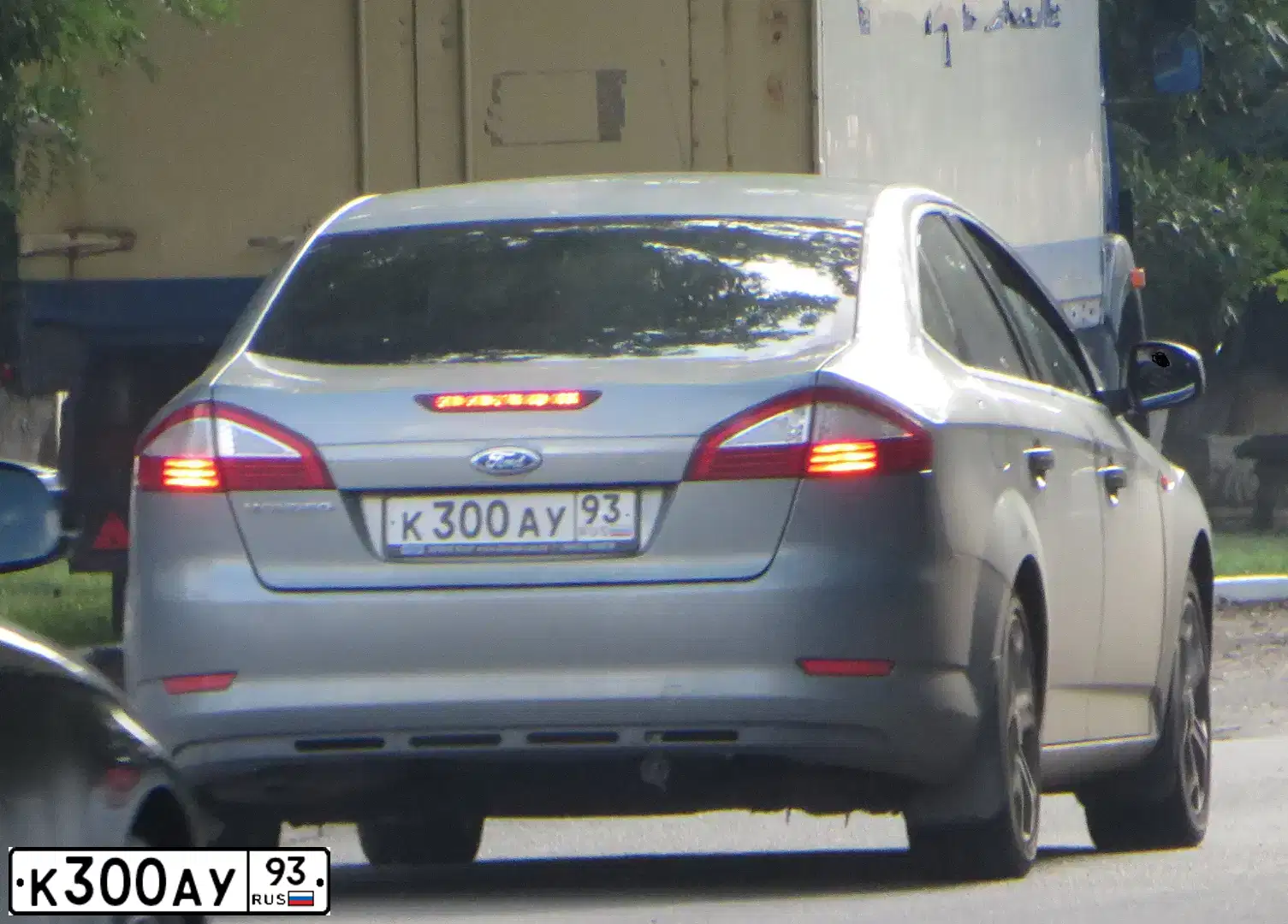 Фото автомобиля FORD MONDEO, 2007 — госномер К300АУ93. Цвет: СЕРЫЙ