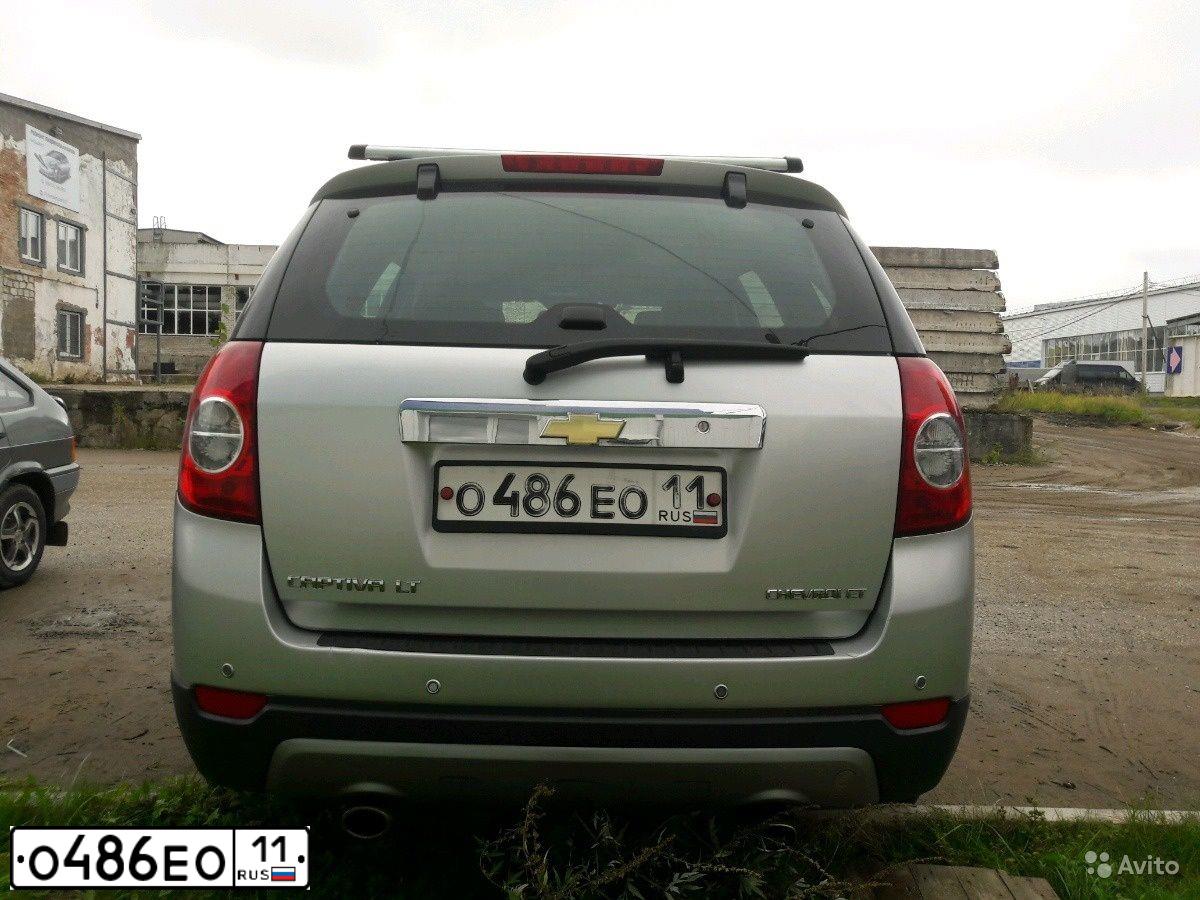 Фото автомобиля CHEVROLET CAPTIVA, 2007 — госномер О486ЕО11. Цвет: Серебристый