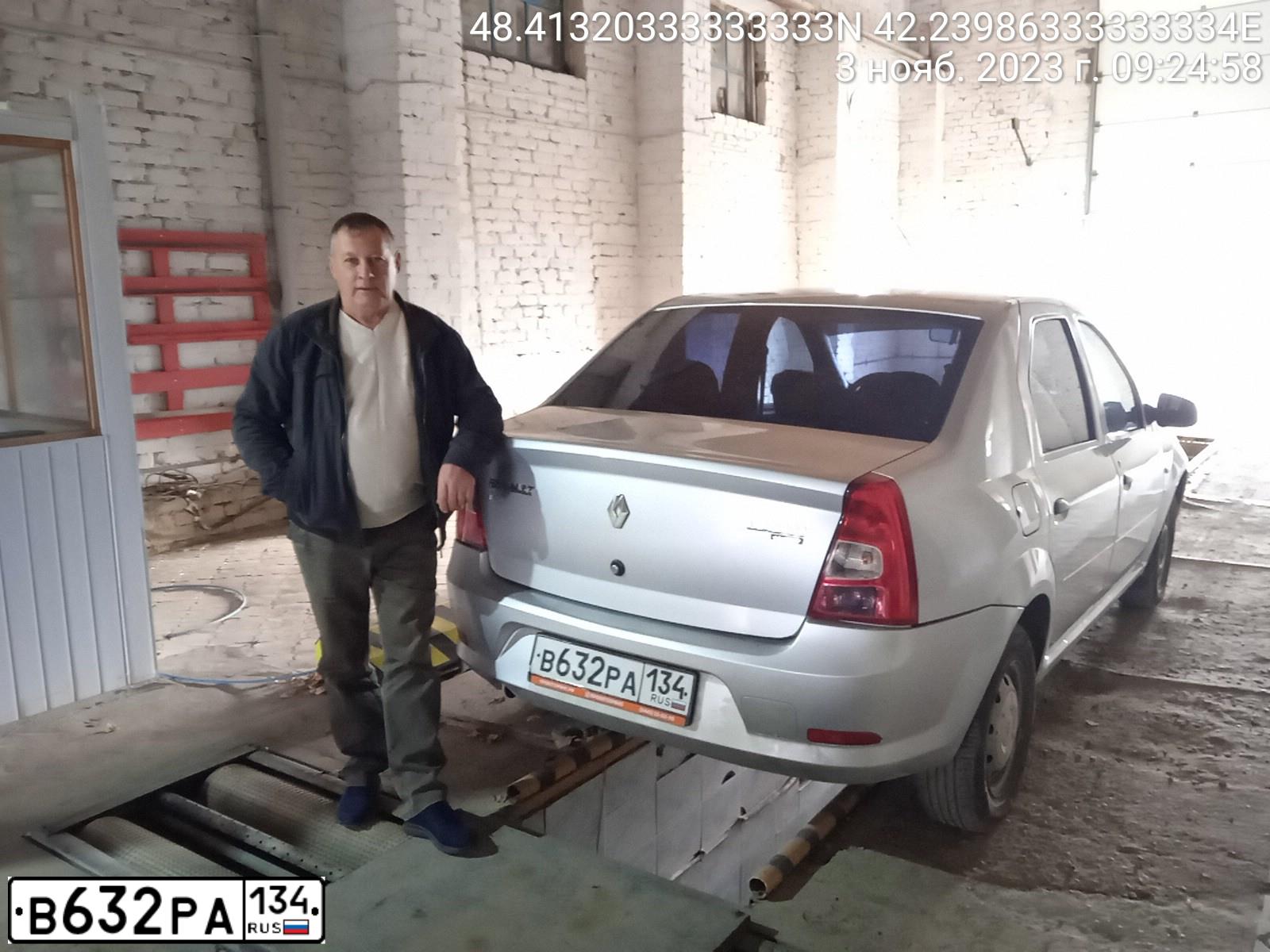 Фото автомобиля RENAULT LOGAN, 2015 — госномер С638ЕВ181