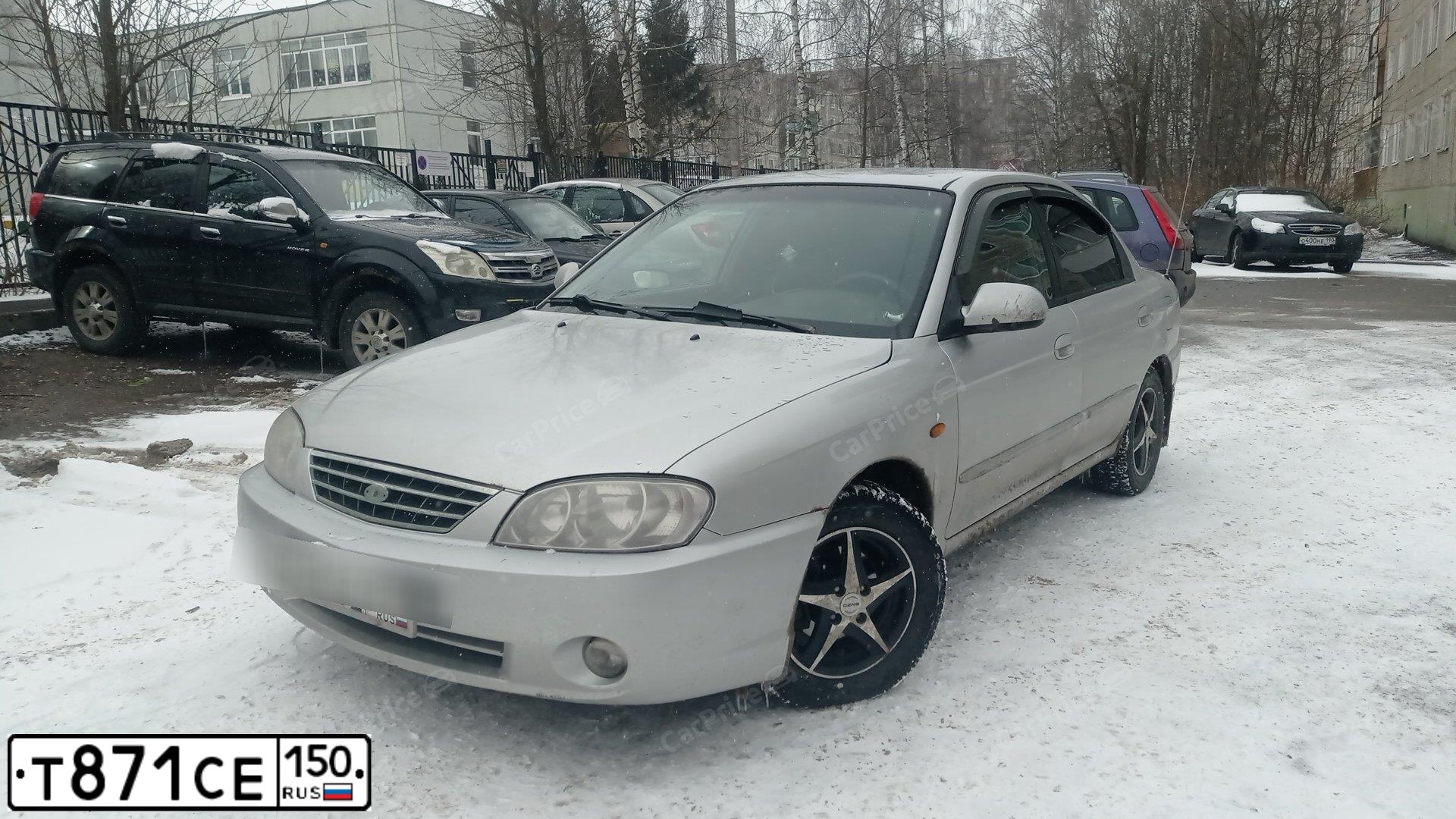 Фото автомобиля KIA SPECTRA, 2008 — госномер О936ТР33. Цвет: АЛМАЗНОЕ СЕРЕБРО