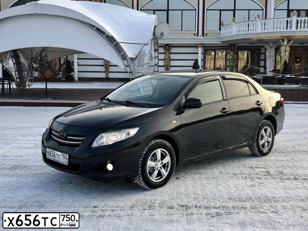 Фото автомобиля TOYOTA COROLLA, 2007 — госномер О929МО150. Цвет: ЧЕРНЫЙ