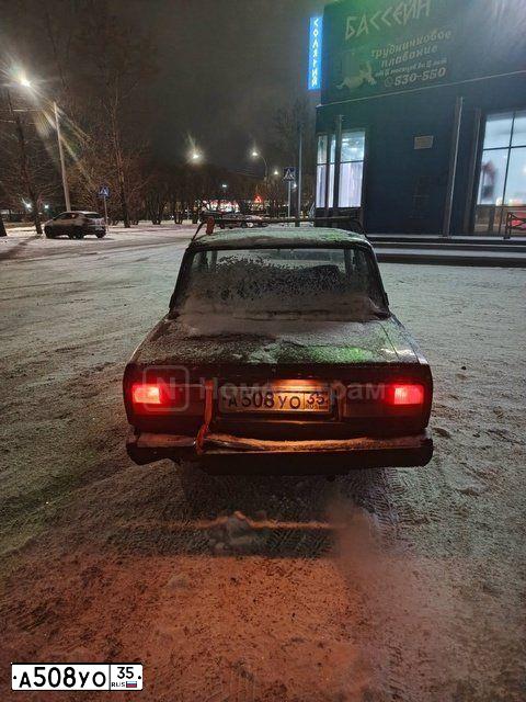 Фото автомобиля LADA 2107 LADA, 2008 — госномер А508УО35. Цвет: ТЕМНО-ВИШНЕВЫЙ