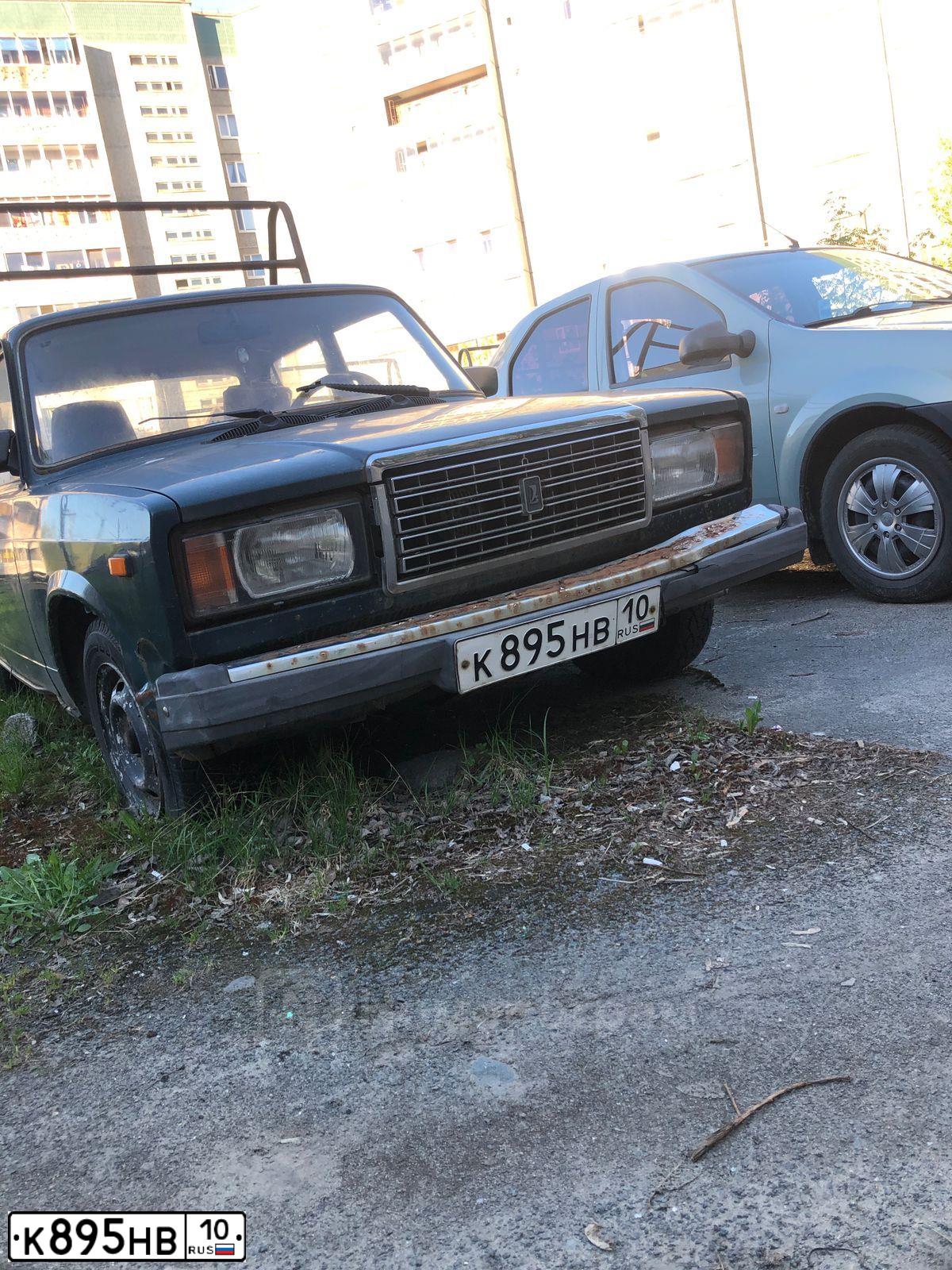 Фото автомобиля LADA 2107, 2005 — госномер Н066ОВ10