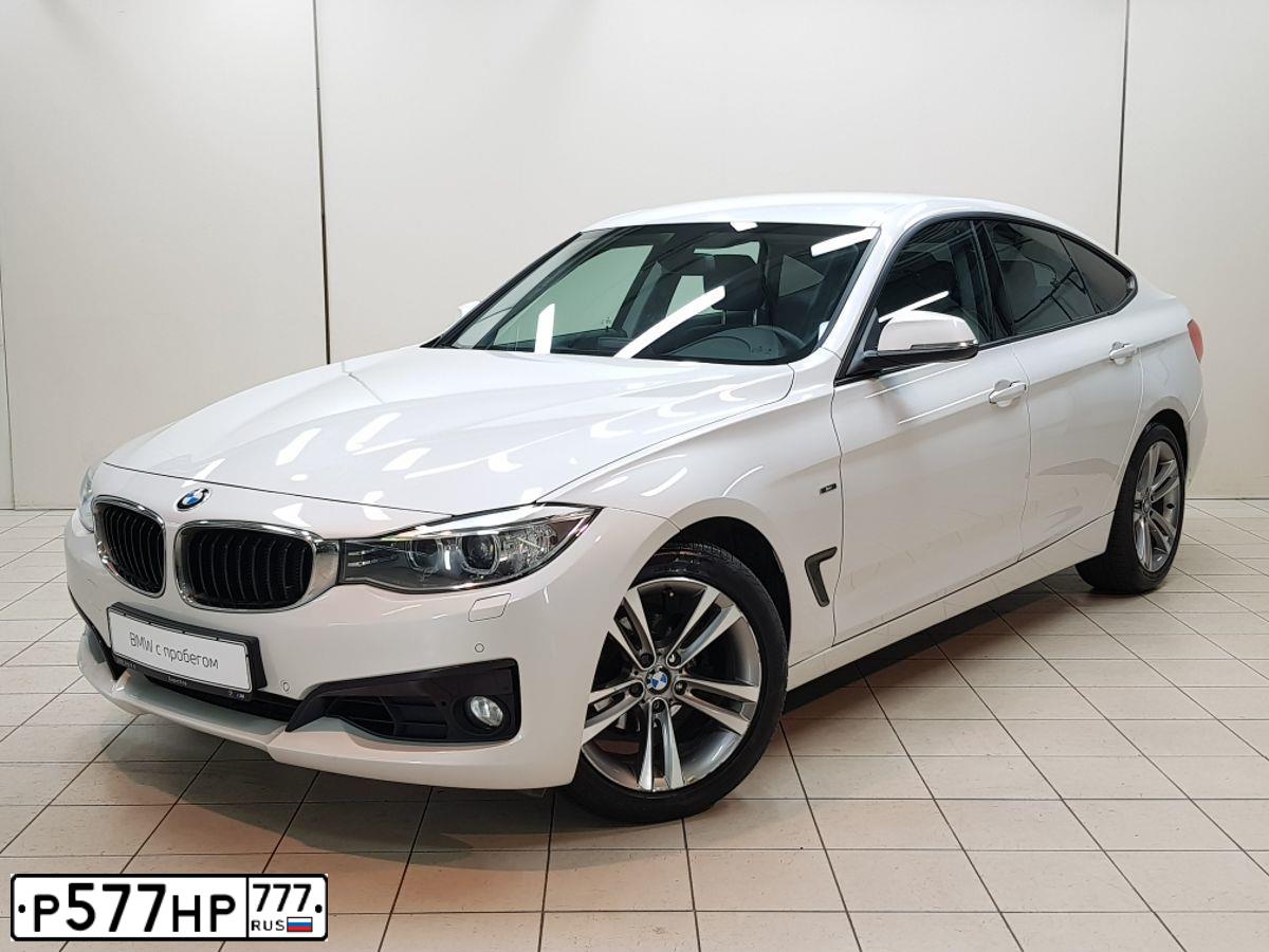 Фото автомобиля BMW SERIE 3 GT, 2015 — госномер К196УР76. Цвет: Белый