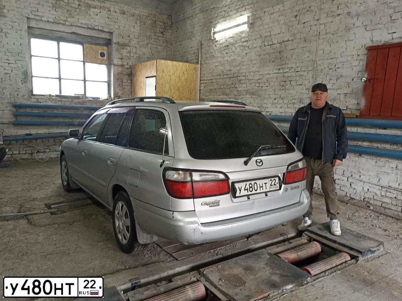 Фото автомобиля MAZDA CAPELLA, 1999 — госномер Р838КМ154