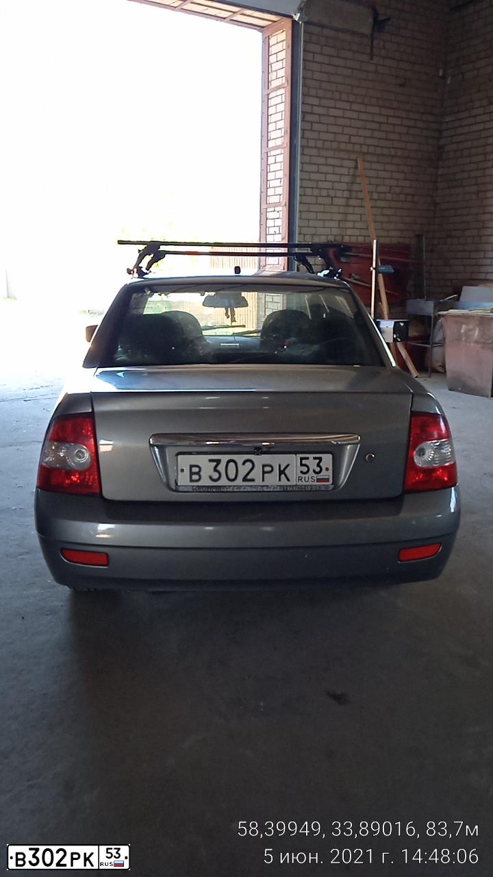 Фото автомобиля LADA 2170 PRIORA, 2008 — госномер В302РК53. Цвет: СЕРО-БЕЖЕВЫЙ МЕТАЛЛИК