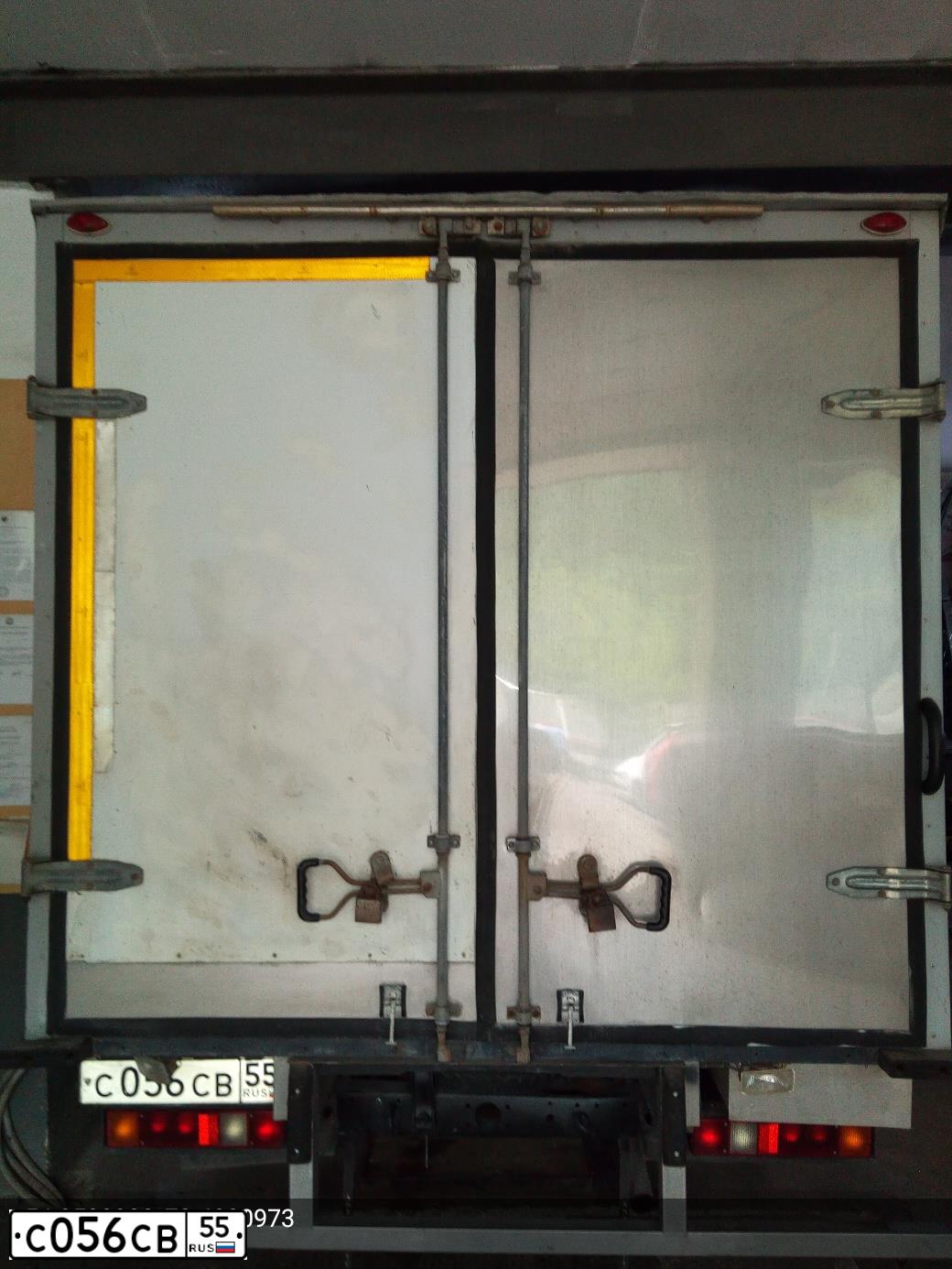 Фото автомобиля GAZ 3302 EL, 2009 — госномер С056СВ55. Цвет: Белый