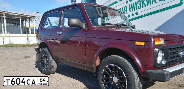 Фото автомобиля LADA 2121 NIVA, 2012 — госномер К259СВ134. Цвет: ТЕМНО ВИШНЕВЫЙ