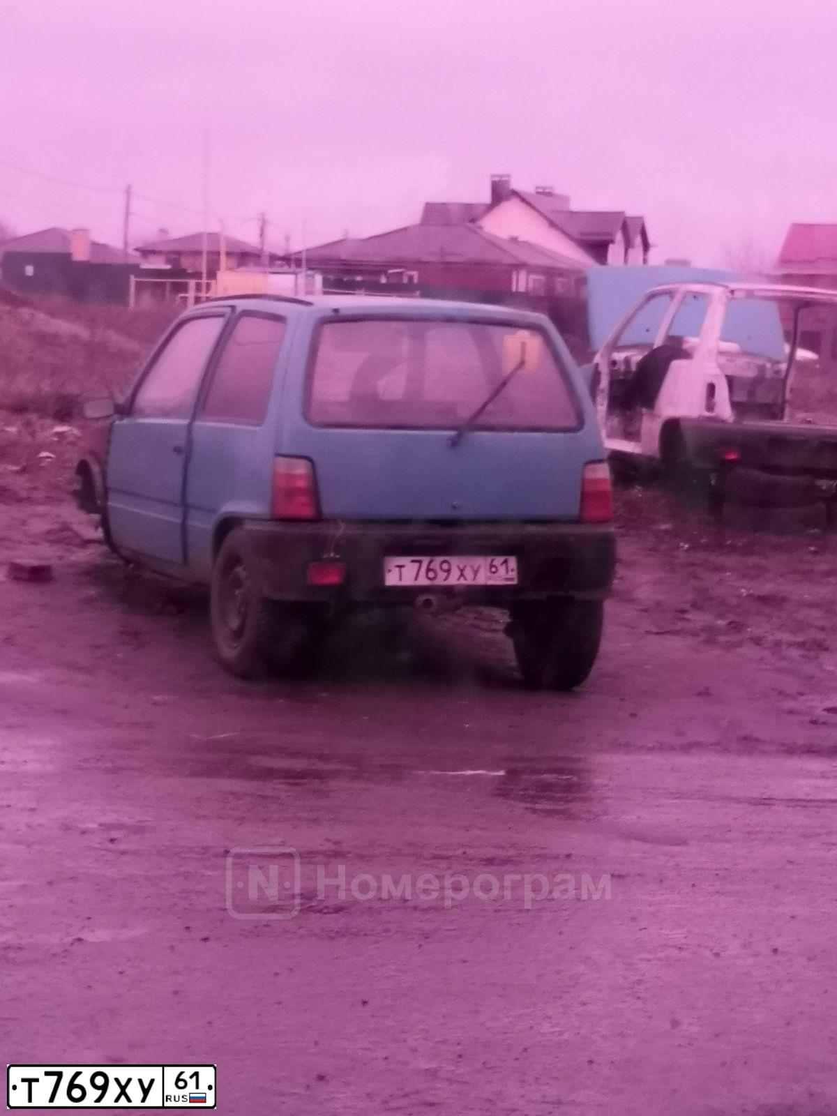 Фото автомобиля SEAZ OKA, 1999 — госномер Т769ХУ61. Цвет: СЕРО-ГОЛУБОЙ