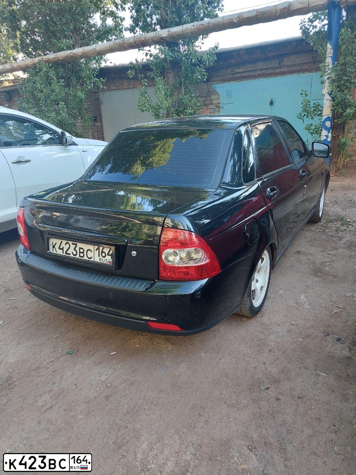 Фото автомобиля LADA 2170 PRIORA, 2007 — госномер К423ВС164. Цвет: ГРАФИТОВЫЙ МЕТАЛЛИК