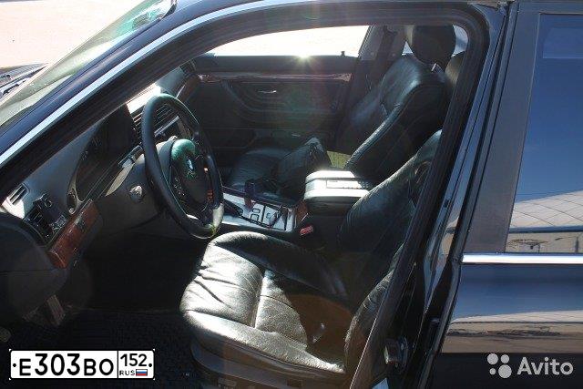 Фото автомобиля BMW SERIE 7, 1999 — госномер Е303ВО152. Цвет: ЧЕРНЫЙ