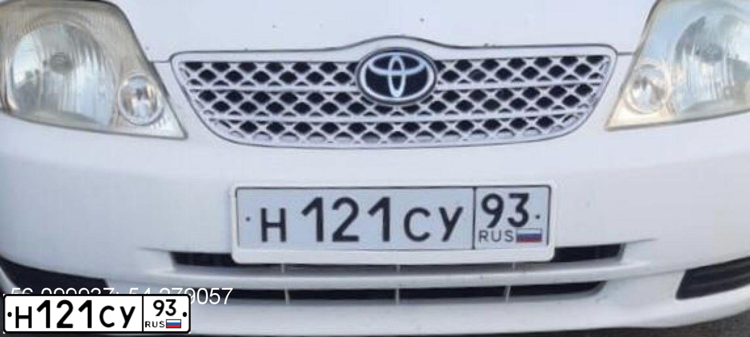 Фото автомобиля TOYOTA COROLLA, 2004 — госномер Н121СУ93
