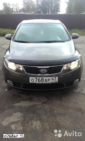 Фото автомобиля KIA CERATO, 2011 — госномер Н803ЕА10. Цвет: бронзовый