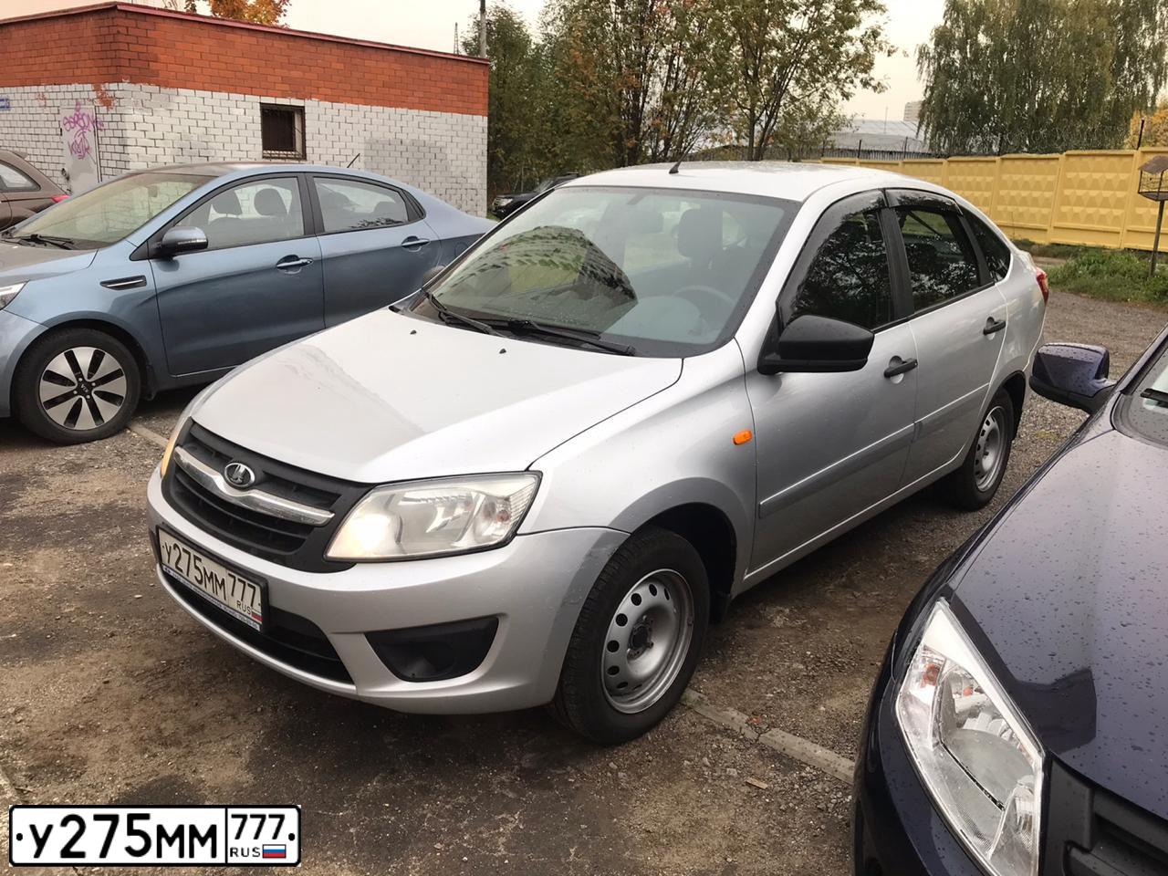 Фото автомобиля LADA 2191 GRANTA, 2014 — госномер Т997ТО62. Цвет: СЕРЕБРИСТЫЙ