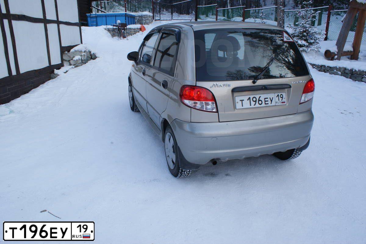 Фото автомобиля DAEWOO MATIZ, 2012 — госномер А968КС19. Цвет: САХАРА