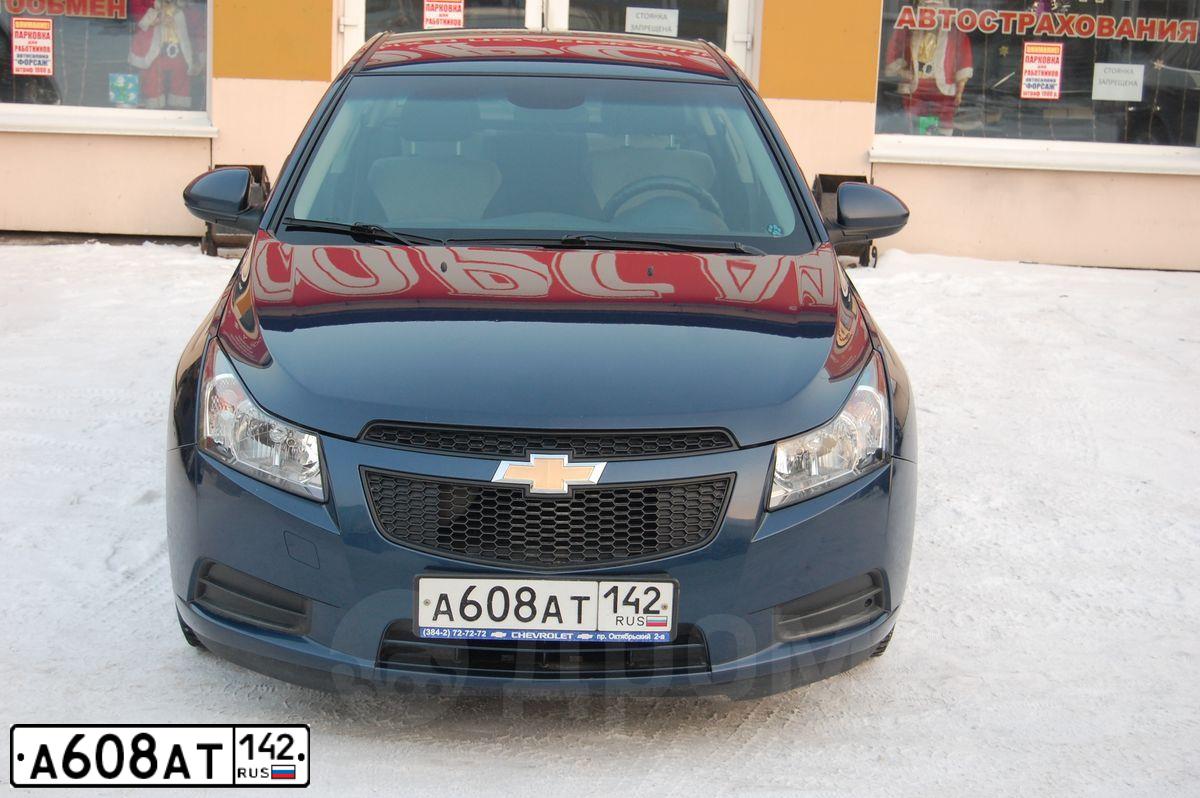 Фото автомобиля CHEVROLET CRUZE, 2012 — госномер А608АТ142. Цвет: СИНИЙ МЕТАЛЛИК