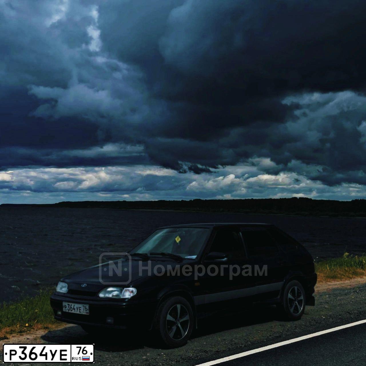 Фото автомобиля LADA 2114 SAMARA, 2007 — госномер Р364УЕ76. Цвет: Темно-зеленый