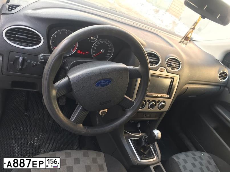 Фото автомобиля FORD FOCUS, 2007 — госномер М390ОЕ102. Цвет: Белый