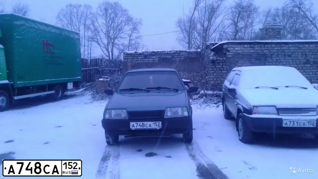 Фото автомобиля LADA 2109 SAMARA, 2001 — госномер А748СА152. Цвет: Темно-серый металлик
