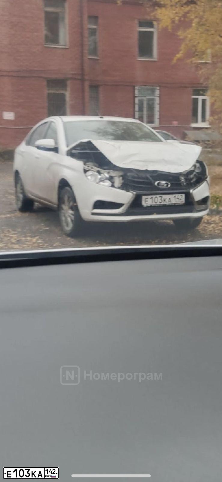 Фото автомобиля LADA VESTA, 2018 — госномер С814ЕА04. Цвет: Белый