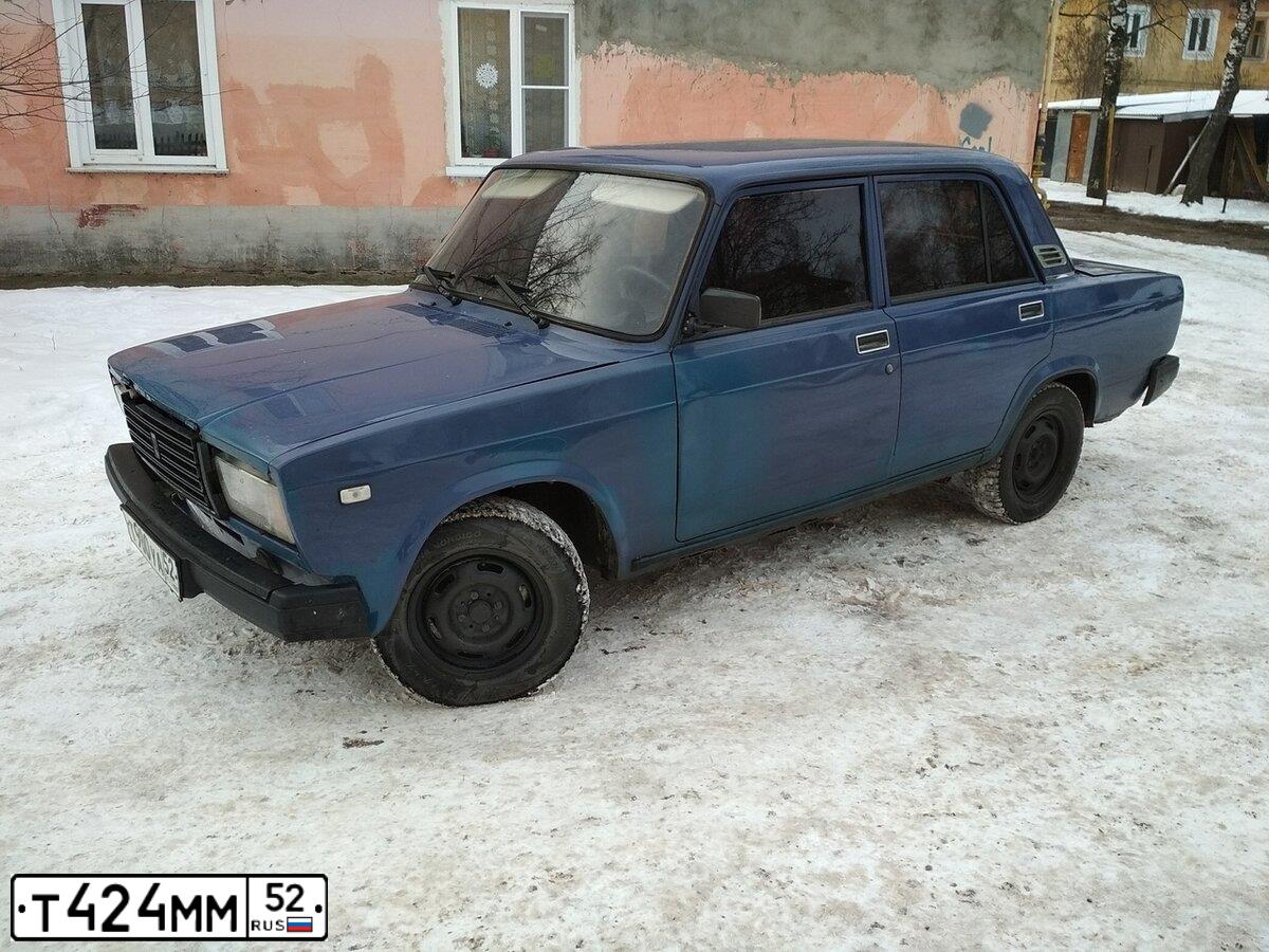 Фото автомобиля LADA 2107, 2007 — госномер Р600МС22. Цвет: ЯРКО - БЕЛЫЙ