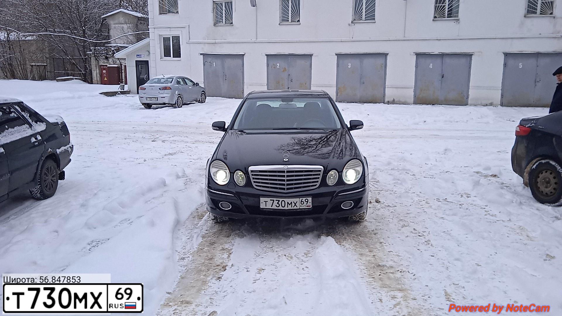 Фото автомобиля MERCEDES-BENZ E-CLASS, 2008 — госномер Н487НС198