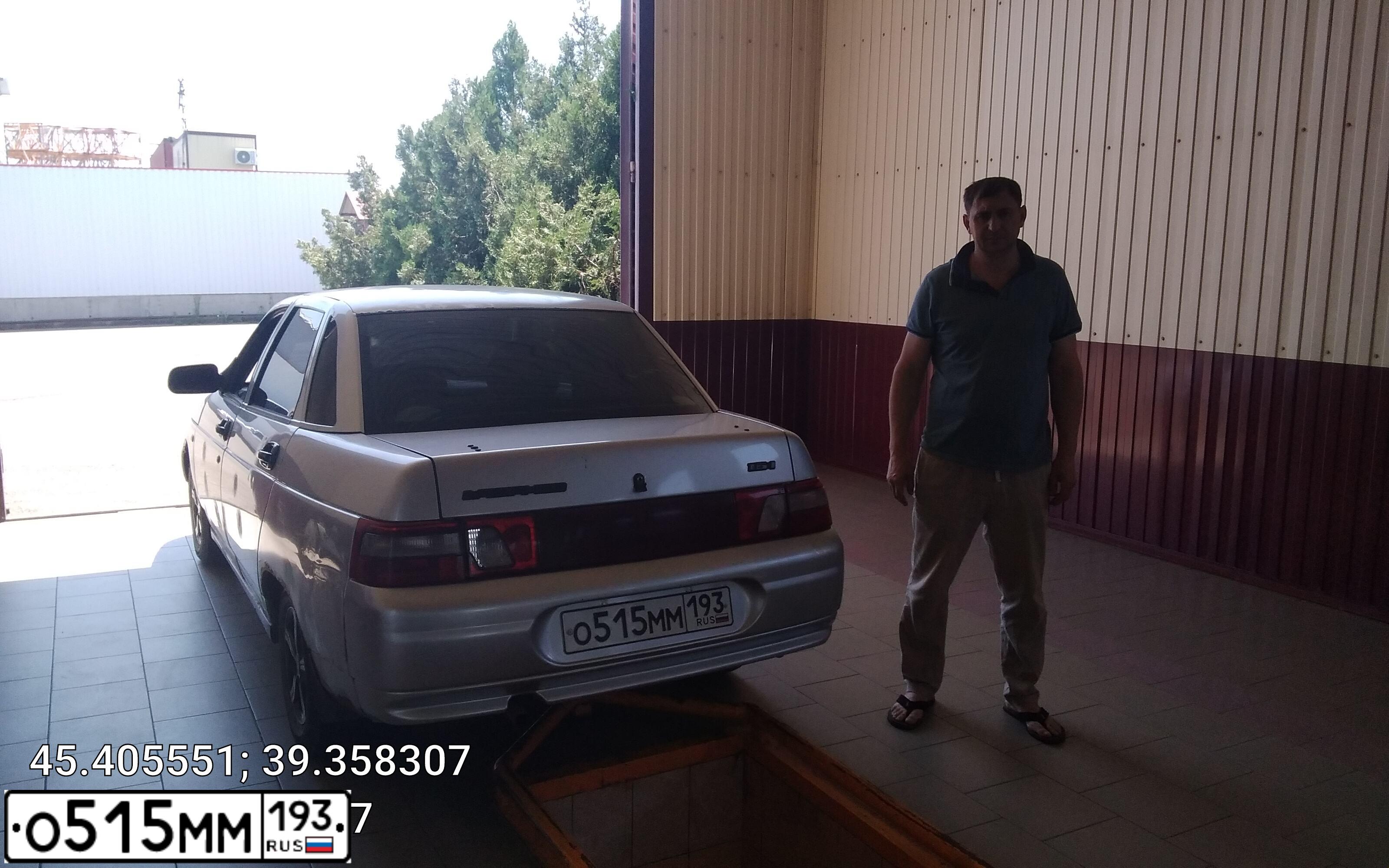 Фото автомобиля LADA 2110, 2006 — госномер Х999АС93. Цвет: СВЕТЛО СЕРЕБРИСТЫЙ МЕТАЛЛ