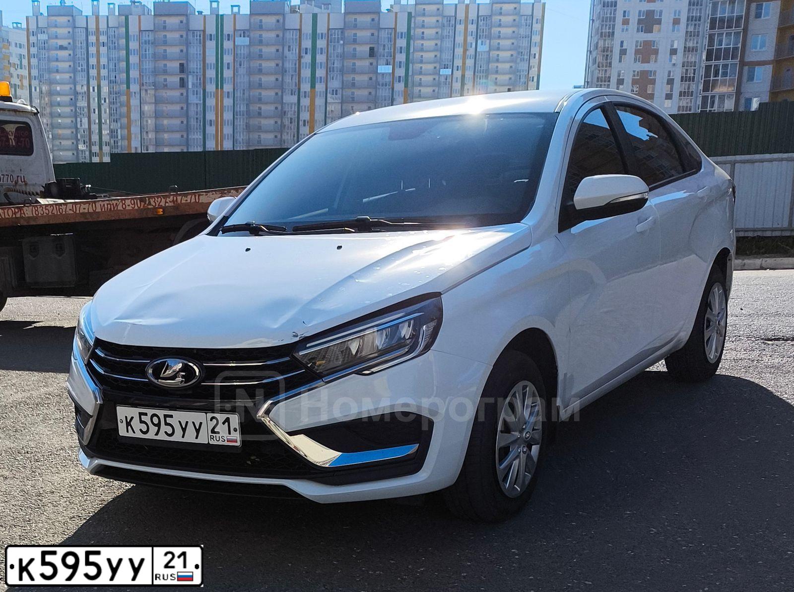Фото автомобиля KIA MAGENTIS / OPTIMA, 2017 — госномер К595УУ21. Цвет: ЧЕРНЫЙ