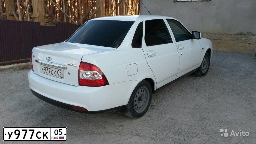 Фото автомобиля LADA 2170 PRIORA, 2010 — госномер У604НЕ05. Цвет: Белый
