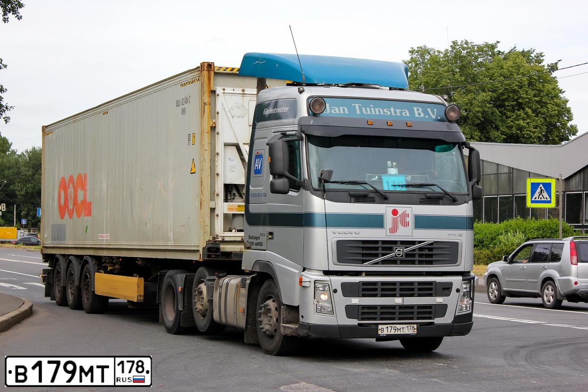 Фото автомобиля VOLVO SERIE FH /6X2/, 1993 — госномер В179МТ178. Цвет: СЕРЫЙ МЕТАЛЛИК