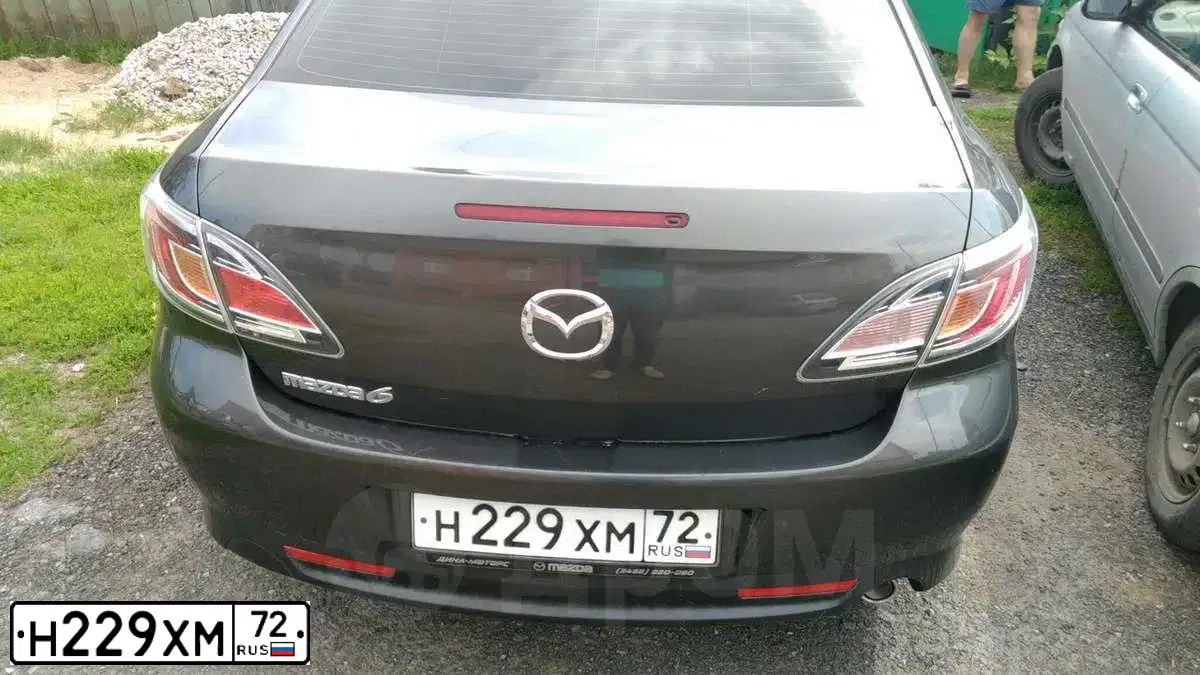 Фото автомобиля MAZDA 6, 2011 — госномер Н229ХМ72. Цвет: ТЕМНО-СЕРЫЙ