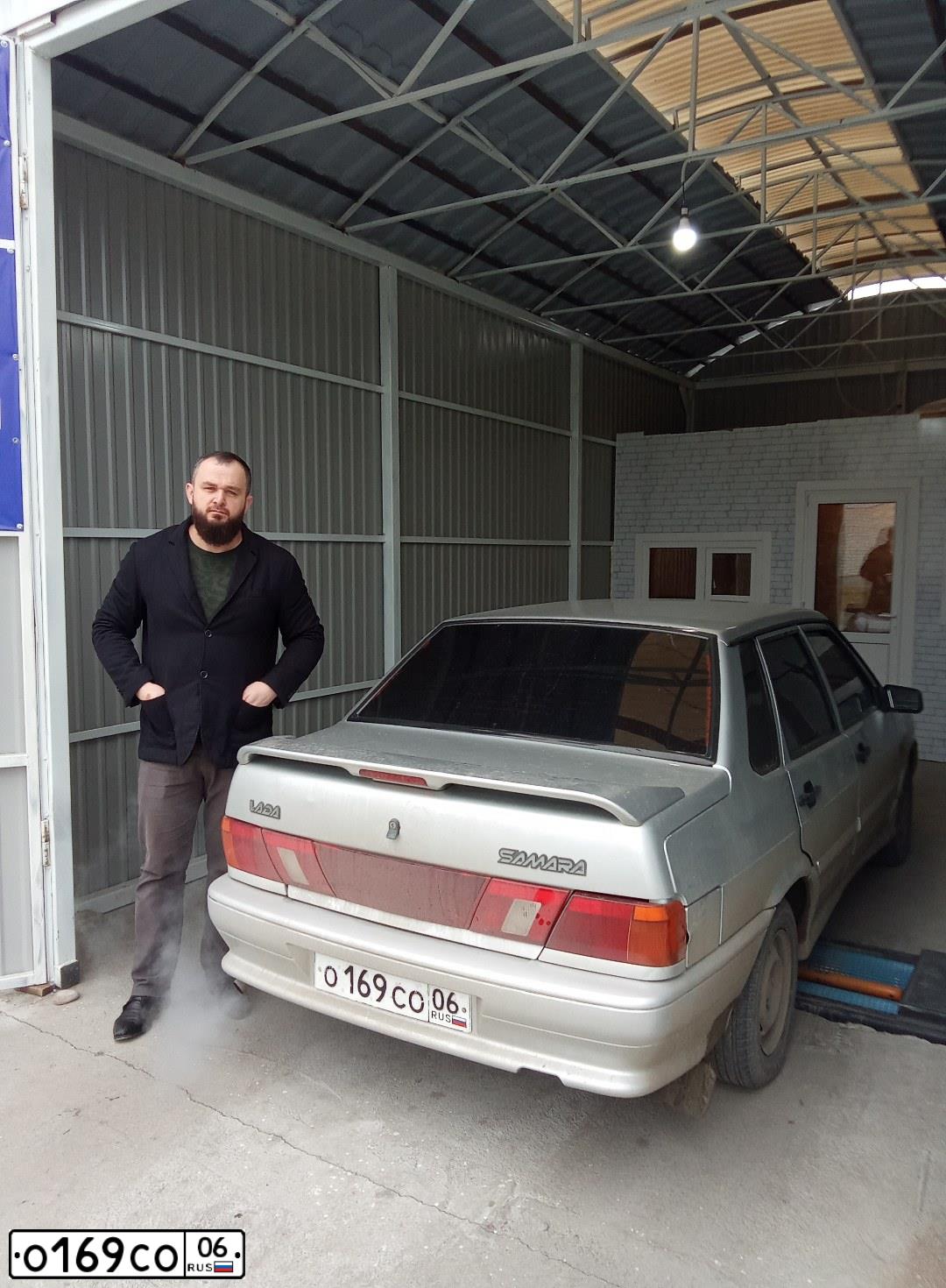Фото автомобиля LADA 2115 SAMARA, 2009 — госномер О169СО06. Цвет: СВЕТЛО-СЕРЕБРИСТЫЙ МЕТАЛЛ