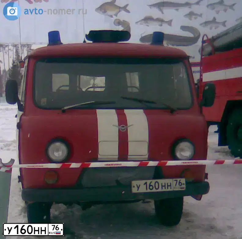 Фото автомобиля UAZ 3741, 2000 — госномер У160НН76. Цвет: ГОСТ Р50574*02