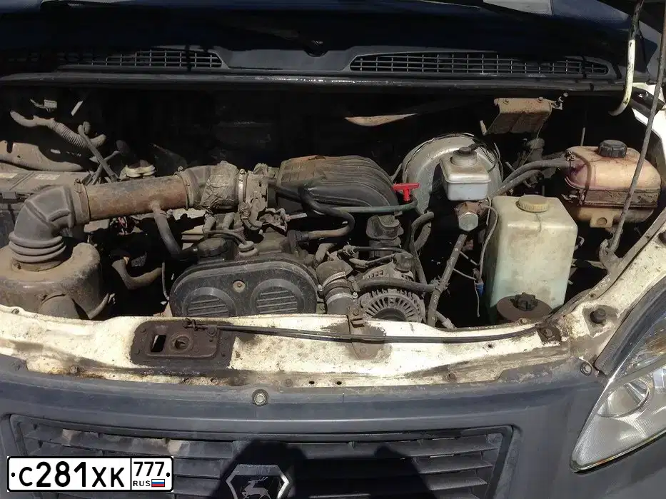 Фото автомобиля GAZ 3302 EL, 2007 — госномер О648УЕ177. Цвет: Белый